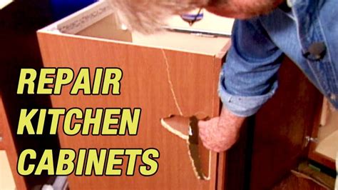 fix scratch on cabinet steel|repairing old kitchen cabinet drawers.